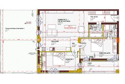 Apartament 3 camere | 2 băi | 89,65mp | grădină 52mp | Tineretului - 4