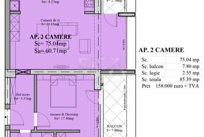 2 camere - Sebastian - Predare in 2027 - 2