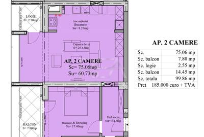 2 camere - Sebastian - Predare in 2027 - 2