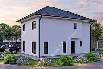 Casa individuala la cheie 4 camere decomandate si 340 mp teren - 2