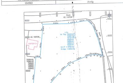 Teren Construcții intravilan de 3982 mp, în Vest