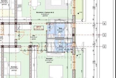 Apartament cu 3 camere semidecomandat în Giroc