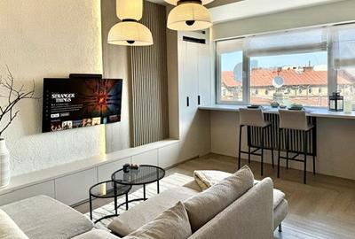 Apartament cu 2 camere semidecomandat, mobilat în Cișmigiu
