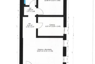 Apartament 2 camere de vânzare | Mobilat și utilat | Loc de parcare - 14