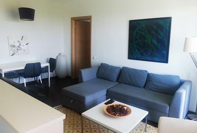 Băneasa, Ale. Privighetorilor-ZOO- et. 4/7, 2 bai,terasa, mobilat, parcare.550 E - 2