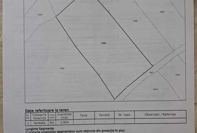 Teren agricol extravilan de 7096 mp, în Ponor