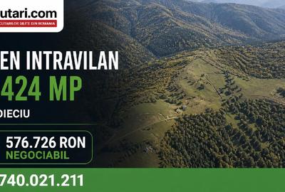 Teren Construcții intravilan de 13424 mp, în Bran