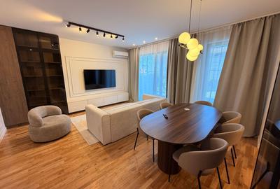Apartament 3 camere Straulesti Curte proprie 90mp Mobilat si utilat - 1