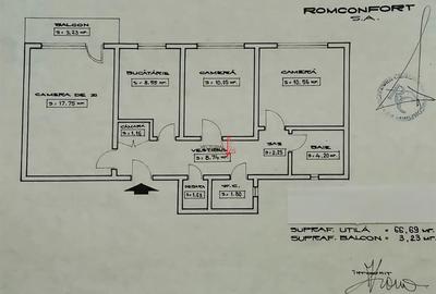 APARTAMENT 3 CAMERE - 2 BAI CU GEAM - 1980 - CENTRALA - 10