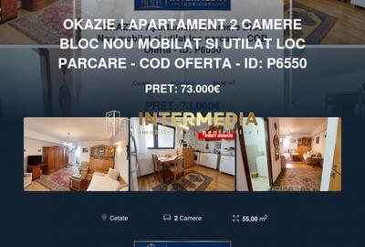 Apartament cu 2 camere decomandat, mobilat în Cetate