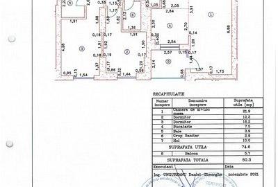 3 camere Tineretului (Delta City) 5/9, 2 bai, 80 mp,. parcare subteran - 9