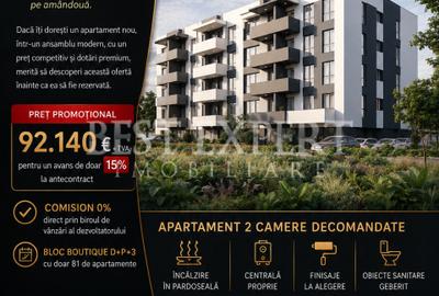 Apartament cu 2 camere decomandat în Theodor Pallady
