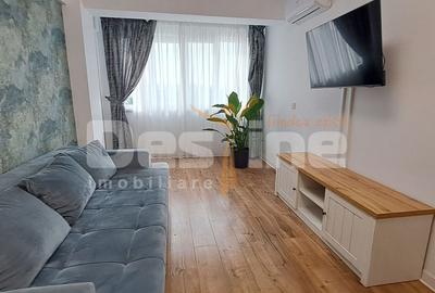 Apartament cu 2 camere semidecomandat, mobilat în Valea Adâncă