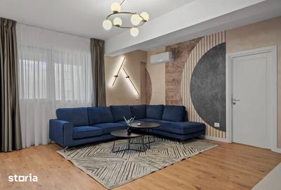 Apartament cu 3 camere semidecomandat, mobilat în Pipera