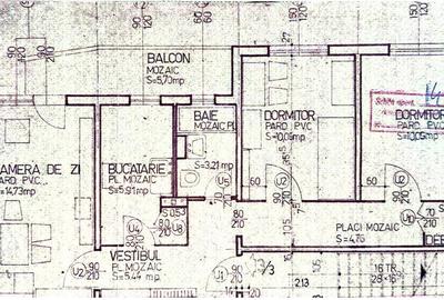 Oferta! Apartament  gata de mutat, 3 camere, decomandat, etaj 3/4, str Sitarului - 18