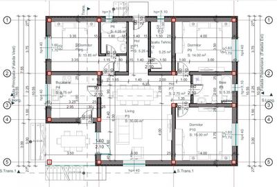 Casa individuala 1 nivel, 120mp cu teren 500mp  in Cristian - 4