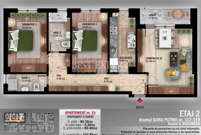 Ideal Familie Apartament cu 3 Camere Pallady | Confort si Calitate - 1
