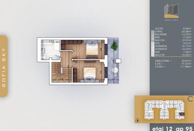 DUPLEX 3 CAM. POZITIONAT PE EST / SCOALA BRAUNER, METROU N TECLU! - 2