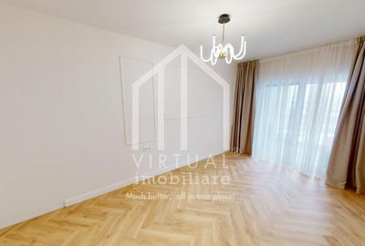Apartament mobilat si utilat - decomandat - 3 camere si balcon - 6