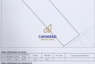 TEREN INTRAVILAN 3.870 MP – BUFTEA | ZONA TAMASI | FRONT STRADAL 32 ML - 10