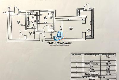 Apartament cu 2 camere decomandat în Mărăței