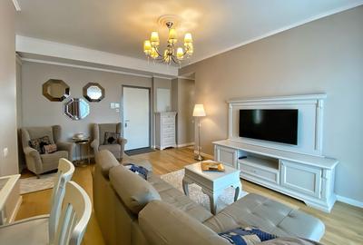 Apartament cu 3 camere decomandat, mobilat în Herăstrău