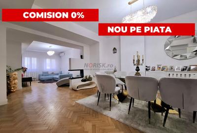 Apartament cu 4 camere semidecomandat, mobilat în Dorobanți
