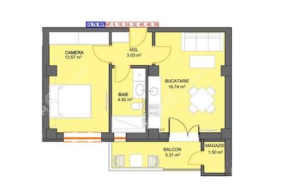 Apartament de 2 camere cu boxa si parcare subterana in Selimbar - 4