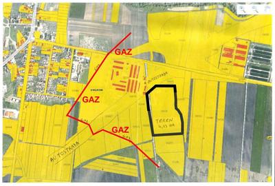 Teren agricol extravilan de 41783 mp, în Găiseni