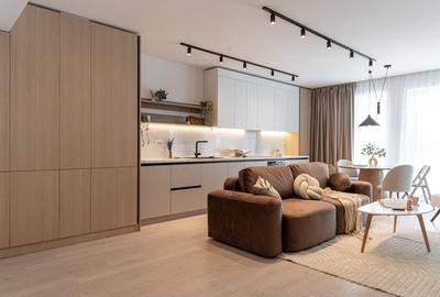 Apartament cu 3 camere semidecomandat, mobilat în Pipera