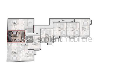 De vânzare apartament 2 camere, ultracentral, semifinisat - 3