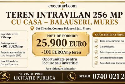 Casă individuală cu 2 camere în Chendu