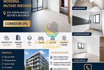 Garsonieră decomandată în Brâncoveanu