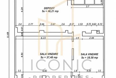 Spațiu comercial de închiriat  110 mp utili, zona Soarelui - 6