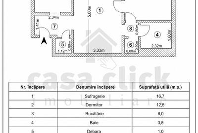 Apartament 2 camere cochet etajul 1, zonă liniștită din Micro 16 - 10
