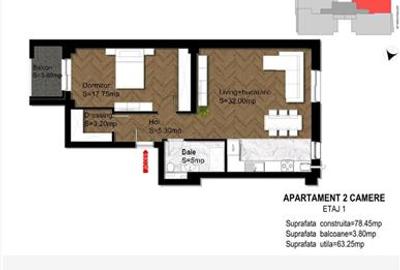 Vanzare 2 Camere Piata Presei Langa The Level - 7