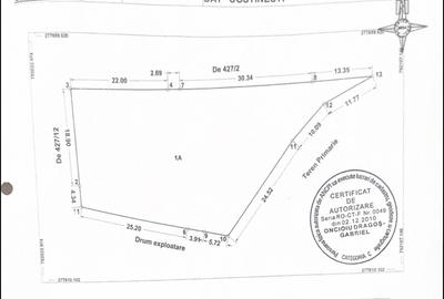 Teren in prima linie la mare, Costinesti - intravilan 1337 mp, utilități - 4