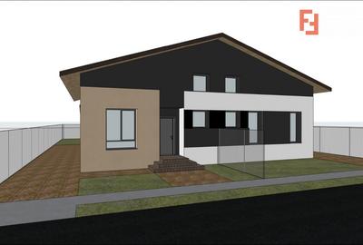 Duplex cu 3 camere, 76 mp utili si 300 mp teren, de vanzare in Sacalaz - 1