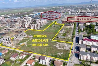 Propietar vand teren 53850 mp in zona Coresi, Tractorul , Brasov . - 6