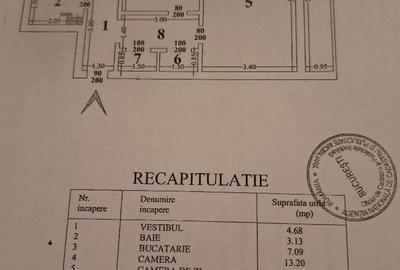 Metrou 1 Decembrie 1918, 2 cam, decomandat, bloc reabilitat - 12