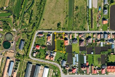 TEREN 1557MP CU UTILITĂȚI PRETABIBIL DUPLEX/CASĂ INDIVIDUALĂ JUCU CLUJ - 3
