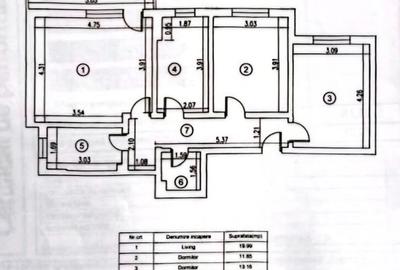 Apartament 3 camere-Mobilat și utilat-Crown Reidence - 22