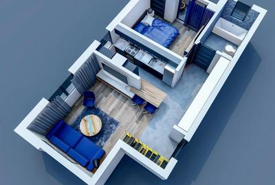 Apartament cu 2 camere în Bucium