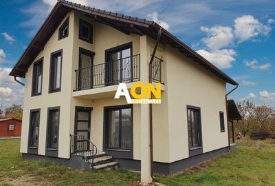 Casă nouă P+M, 5 camere, încălzire pardoseală, Alba-Micești, stânga - 1