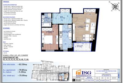 Apartament cu 2 camere decomandat în Parcul Carol