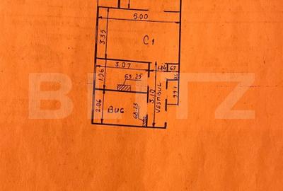 Apartament cu 2 camere semidecomandat în Podu Roș