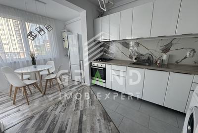 Apartament cu 2 camere semidecomandat, mobilat în Mănăștur