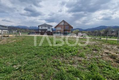 Teren intravilan cu utilitati 464 mp front 27 ml pentru casa Talmaciu - 2