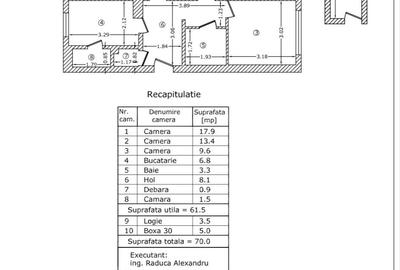 DRUMUL TABEREI - Aleea Callatis 3 camere decomandate - 15