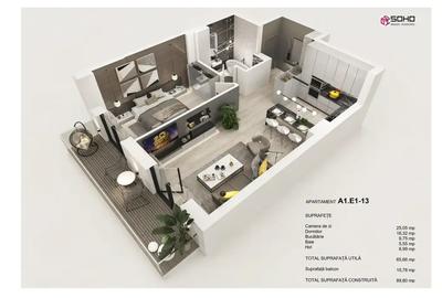 Apartament 2 camere - 1